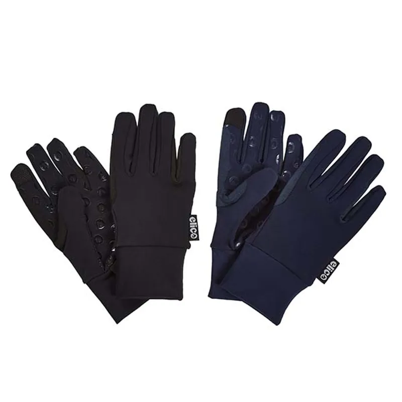 Elico Bradley Riding Gloves in Black